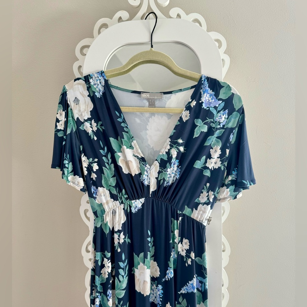 Asos Floral Maternity Dress View 2